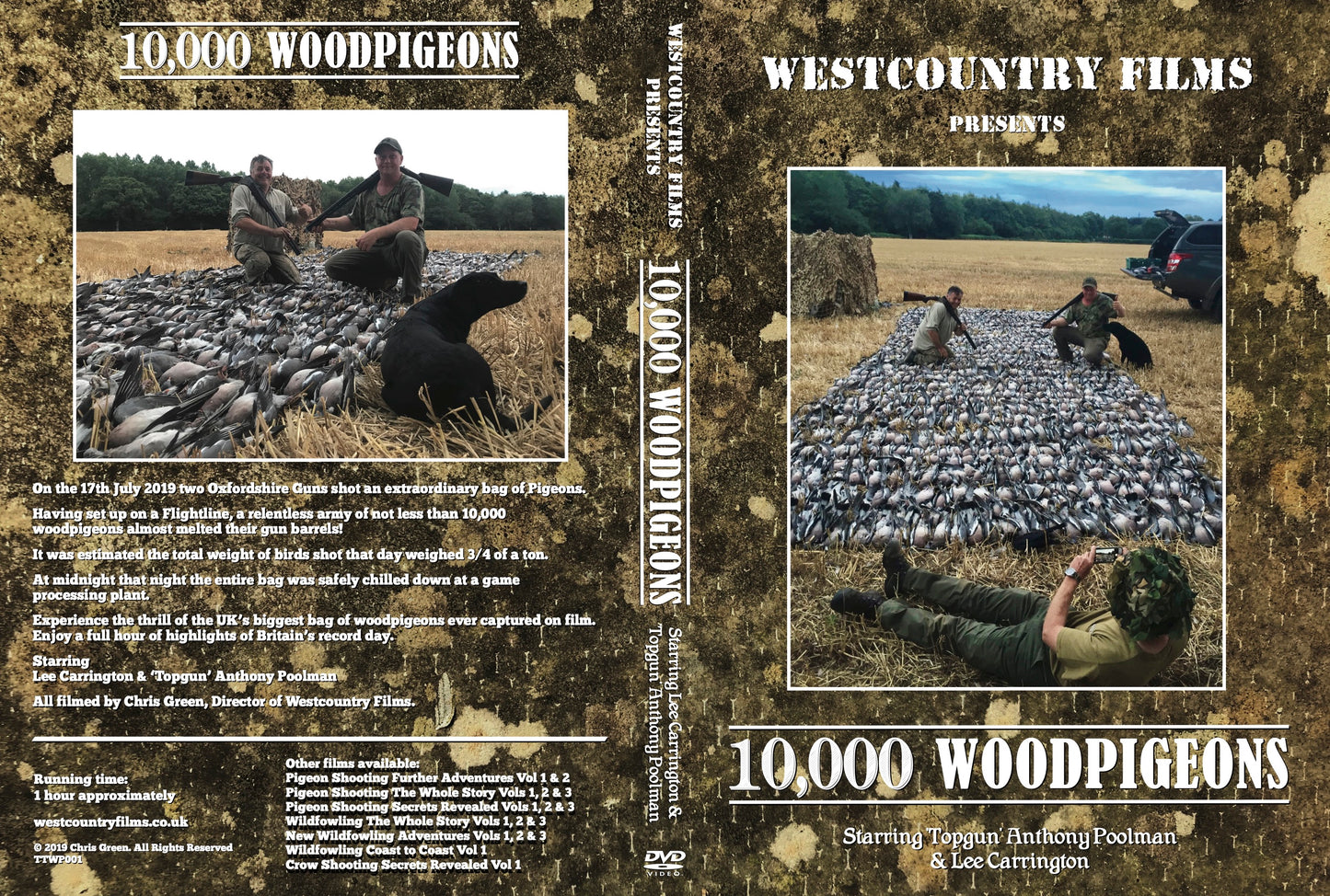 10,000 WOODPIGEONS – ANTHONY POOLMAN’S BIG DAY !